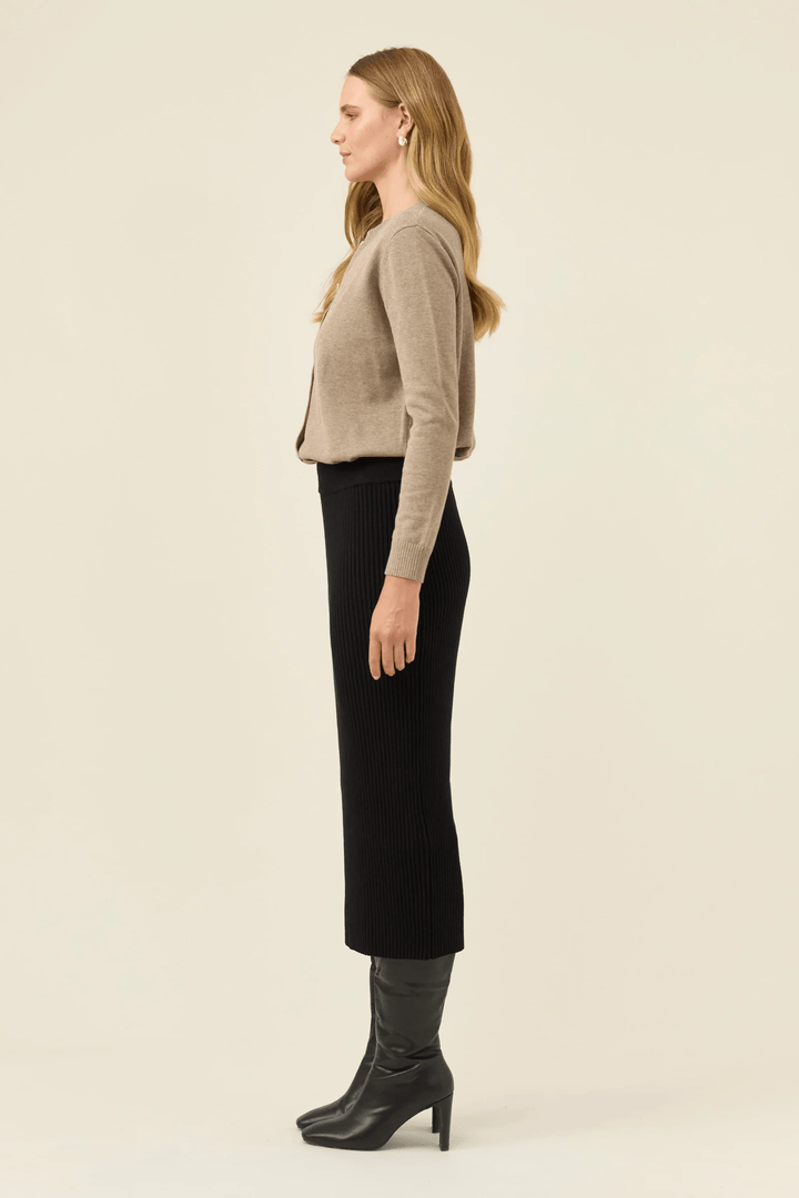 Isle Of Mine - Juno Knit Skirt Onyx