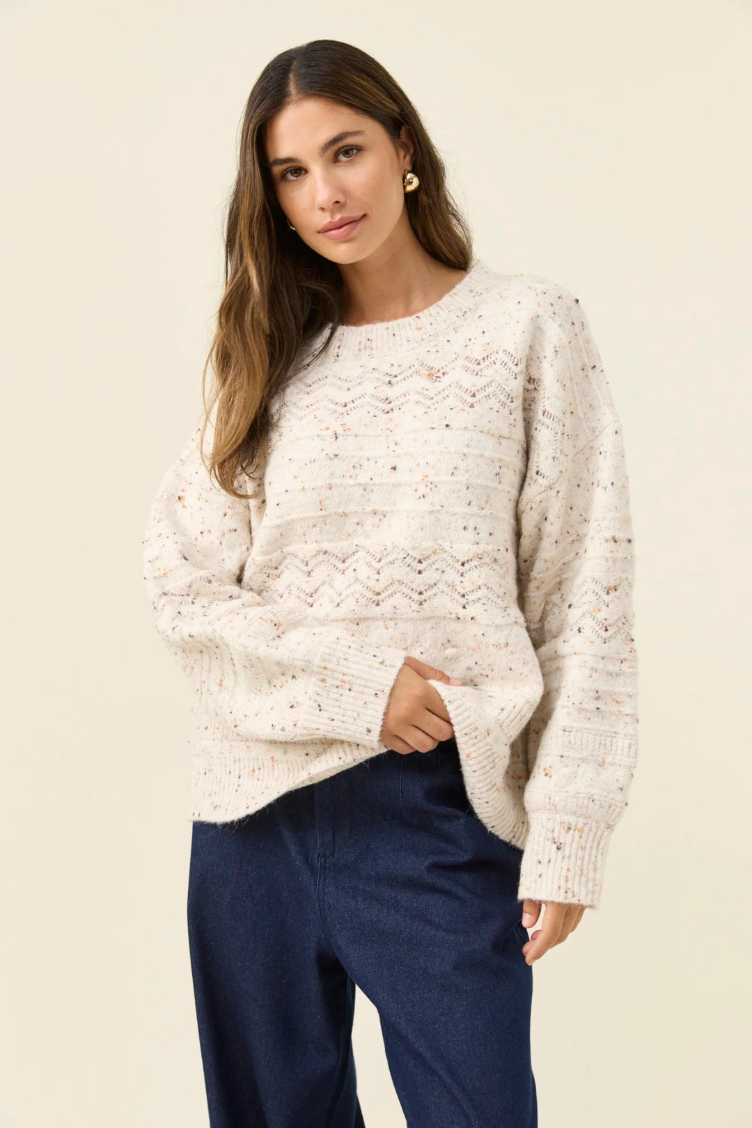 Isle Of Mine - Mckenna Jumper Ivory