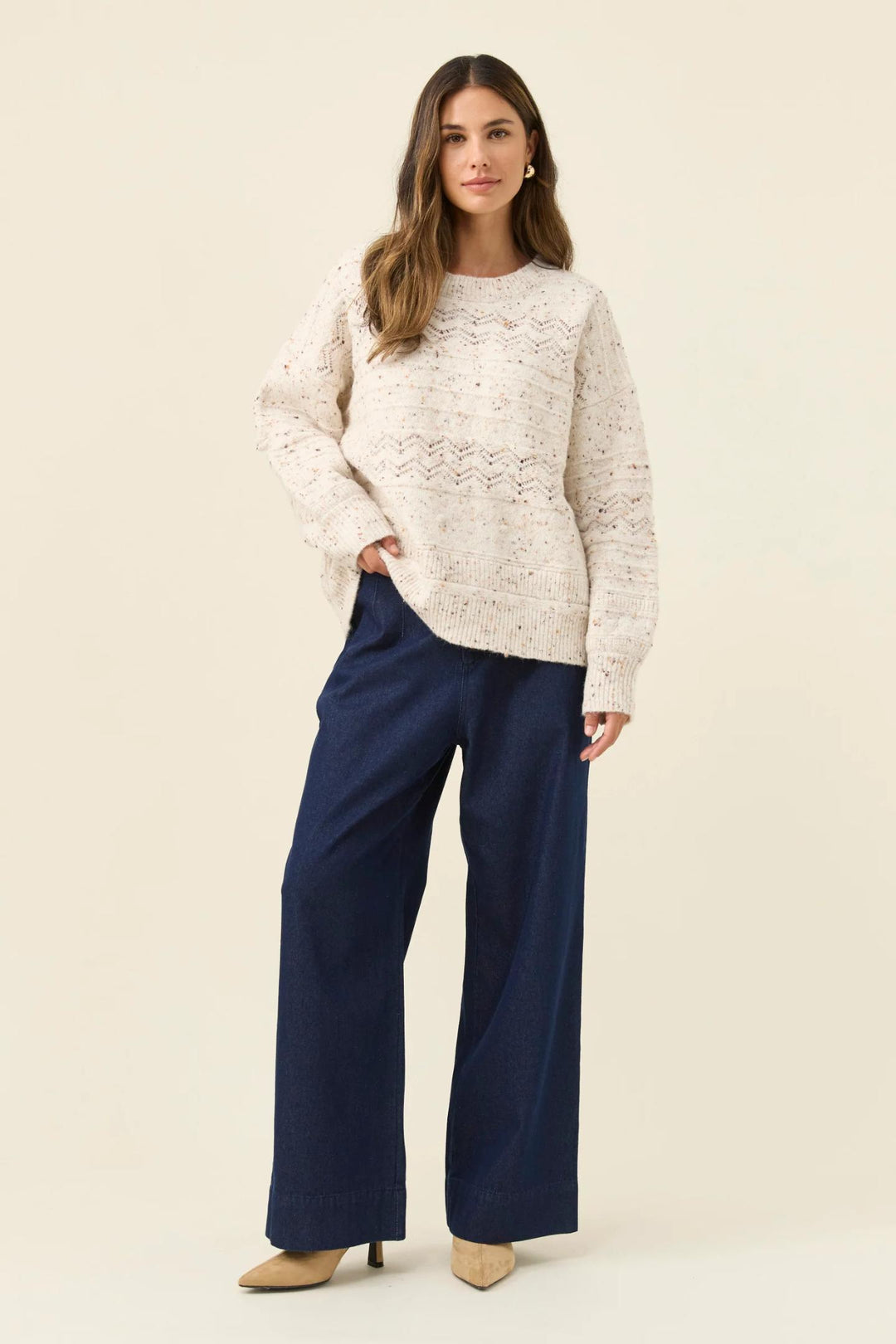 Isle Of Mine - Mckenna Jumper Ivory