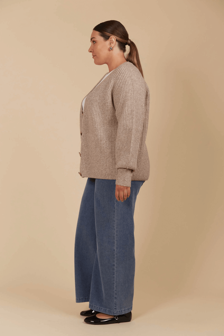 Isle Of Mine - Miru Cardigan Taupe