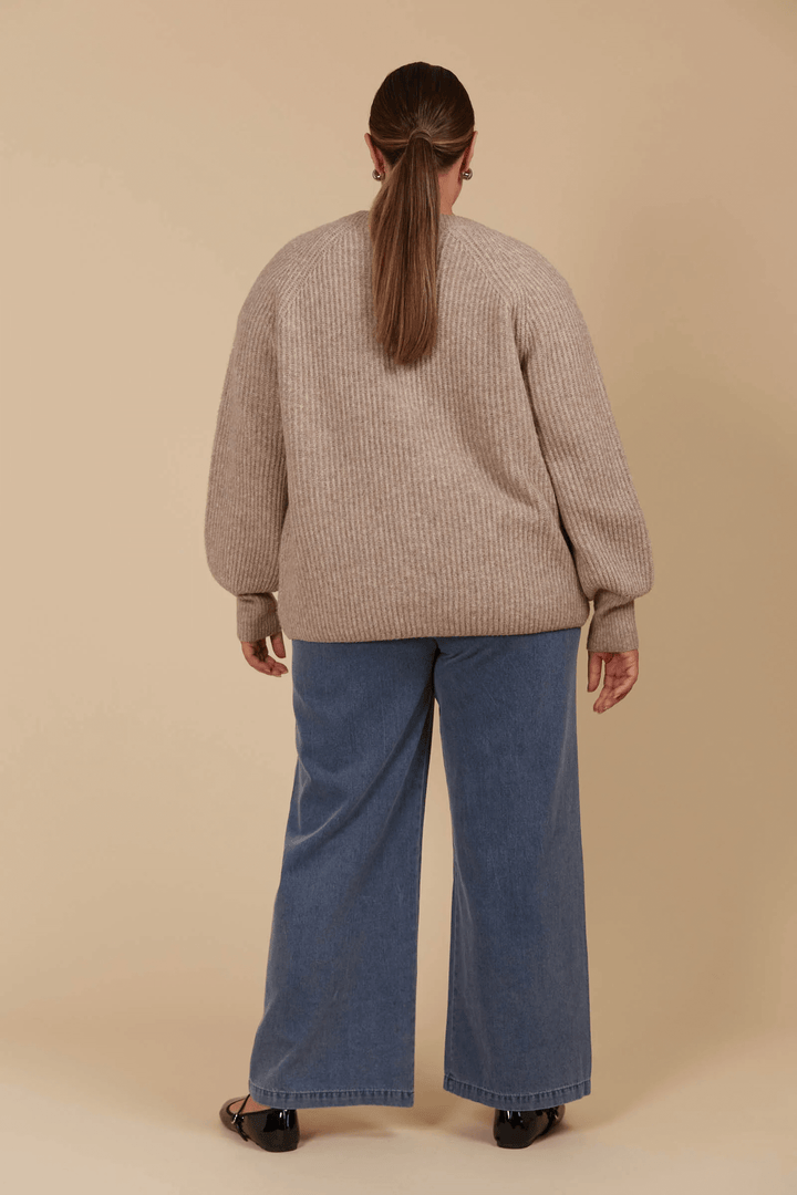Isle Of Mine - Miru Cardigan Taupe