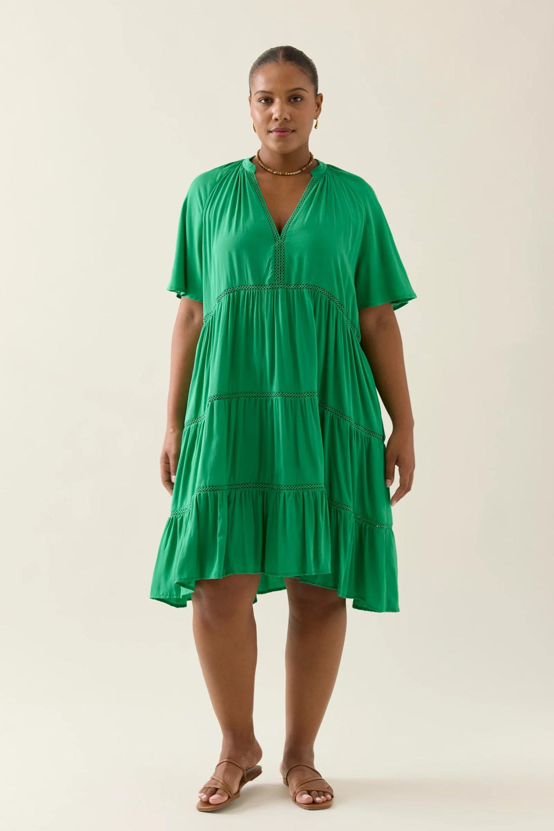 Oline Dress Green