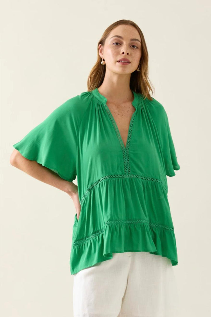 Isle Of Mine - Oline Top Green