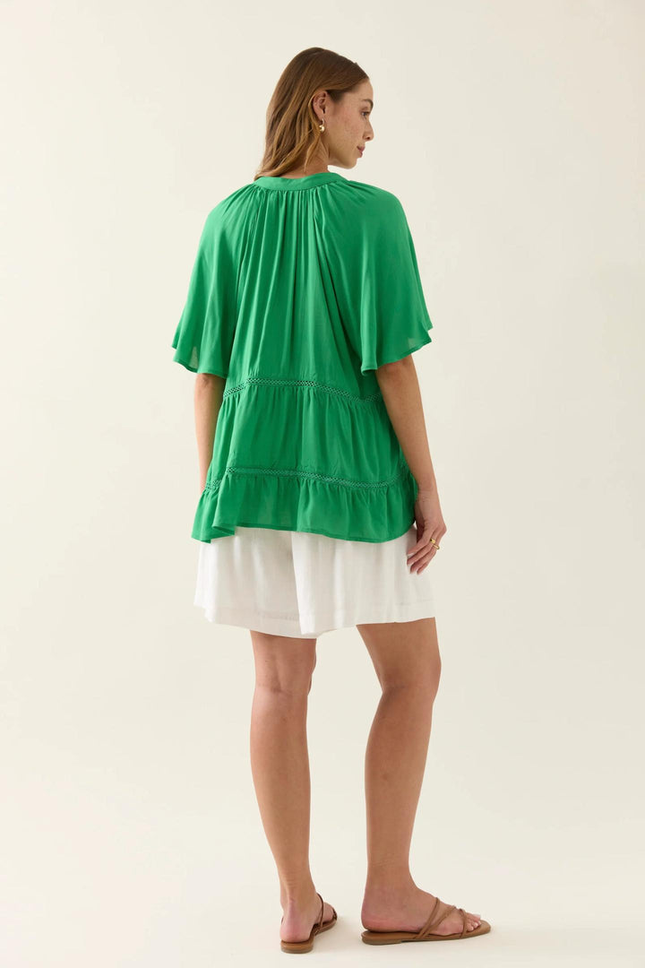 Isle Of Mine - Oline Top Green