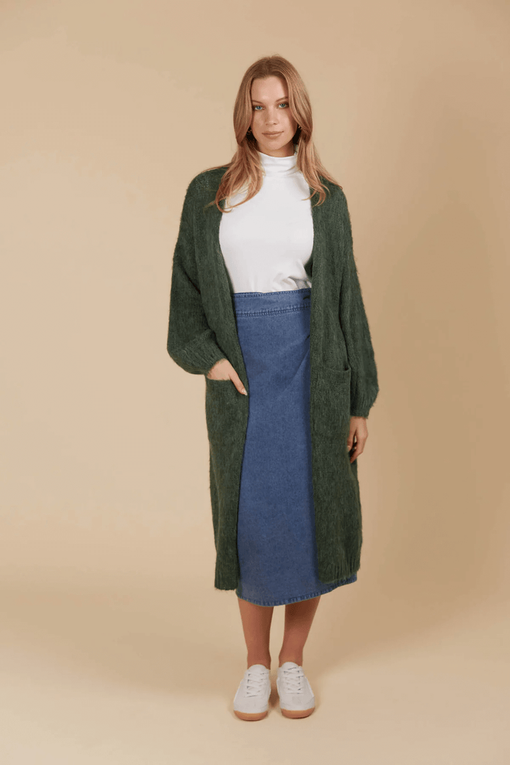 Isle Of Mine - Pallas Cardigan Pine