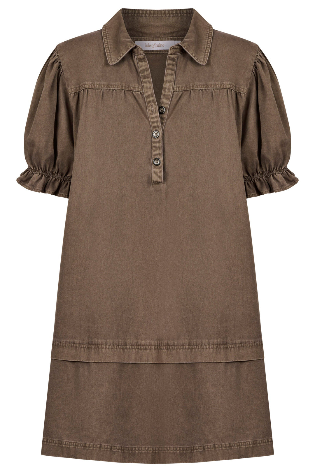 Isle Of Mine - Preston Shirt Dress Taupe