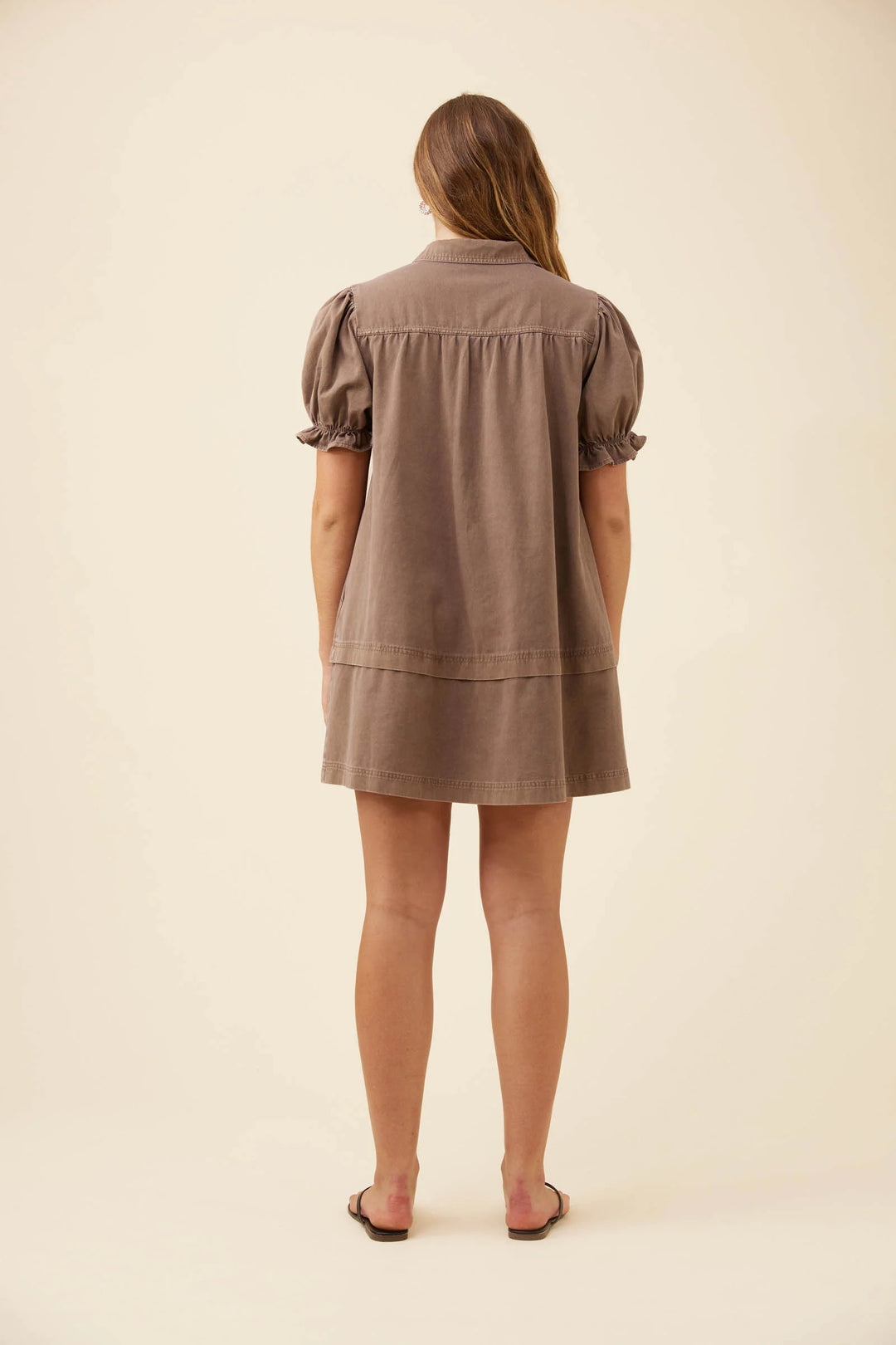 Isle Of Mine - Preston Shirt Dress Taupe