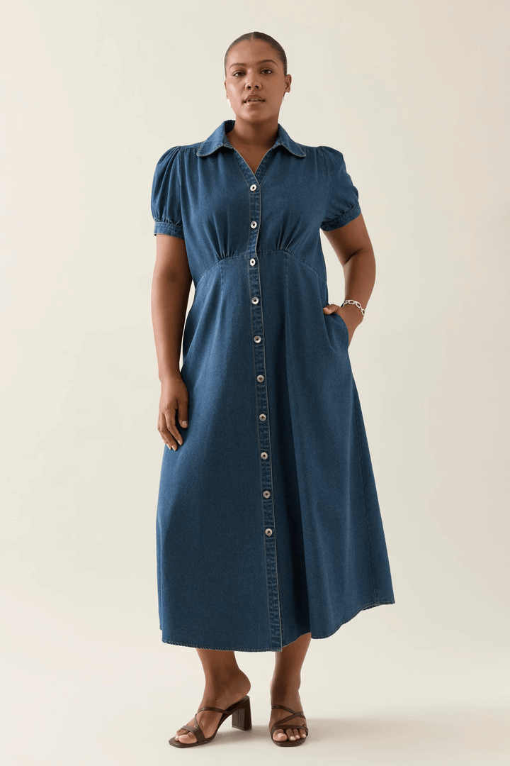 Isle Of Mine - Sofie Denim Maxi Blue