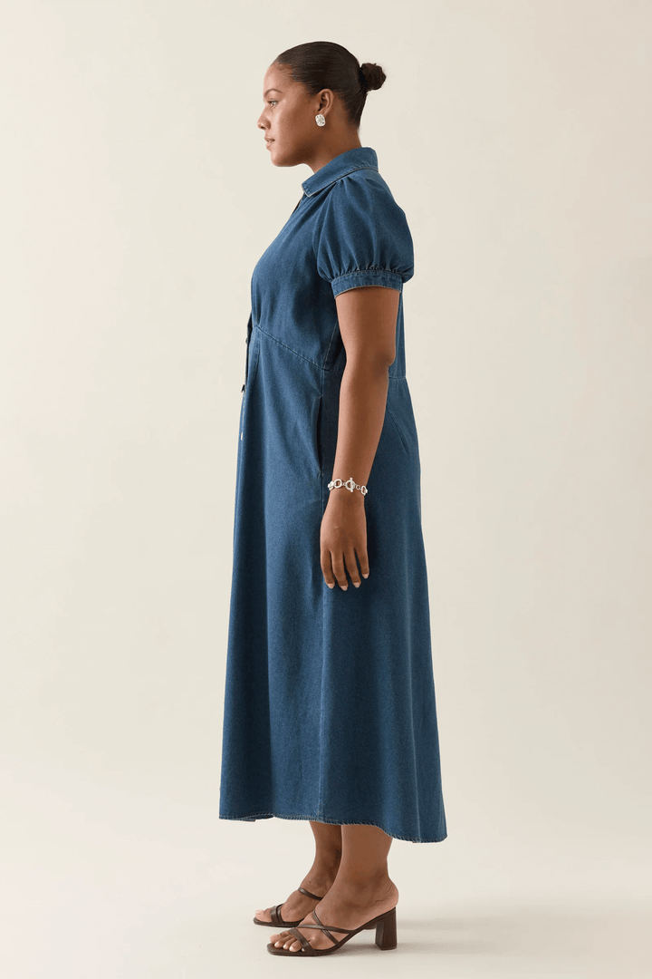 Isle Of Mine - Sofie Denim Maxi Blue