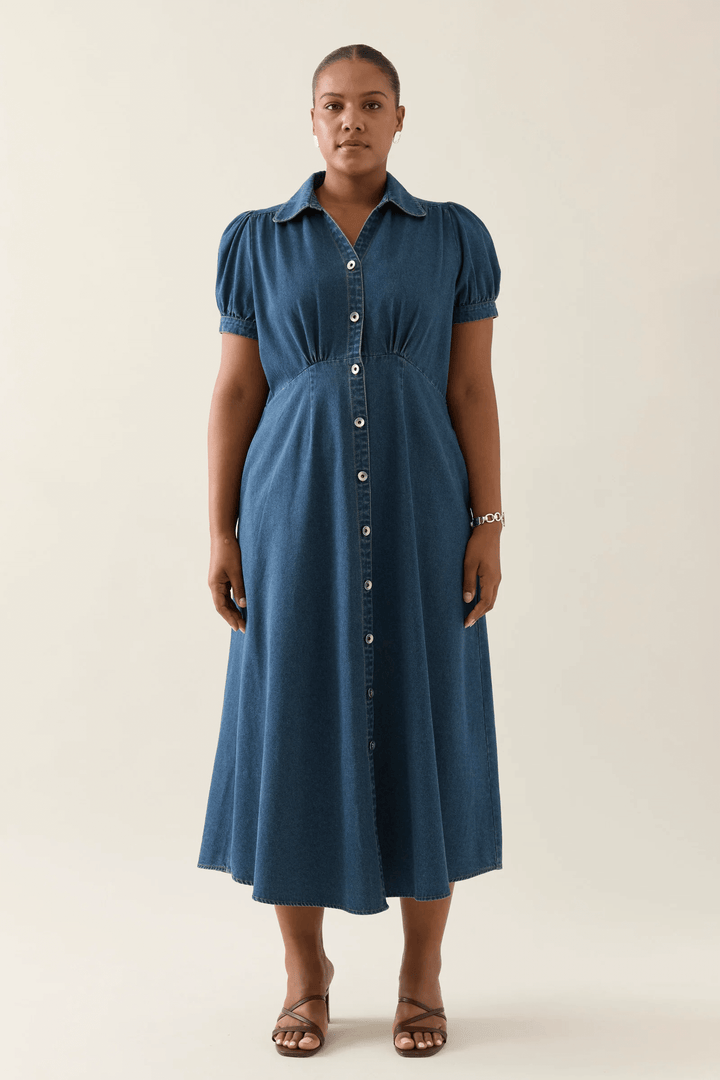 Isle Of Mine - Sofie Denim Maxi Blue