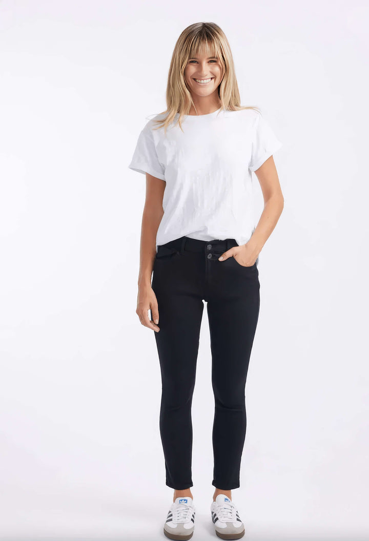 Italian Star - Emma Stretch Jean Black