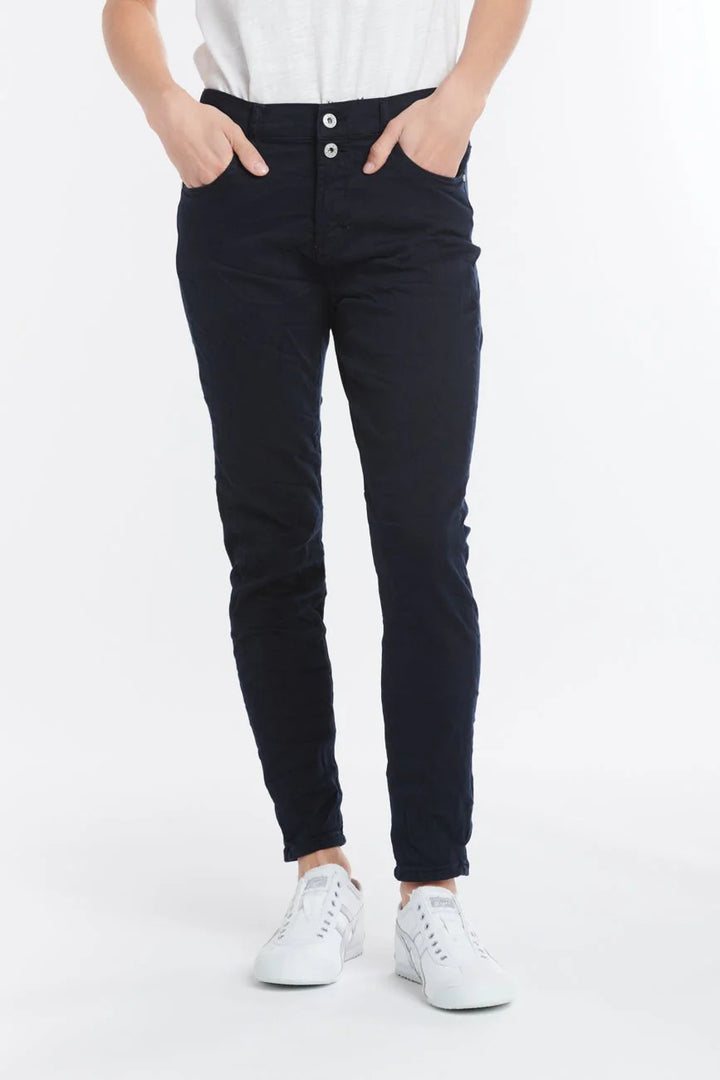Italian Star - Emma Stretch Jean Black