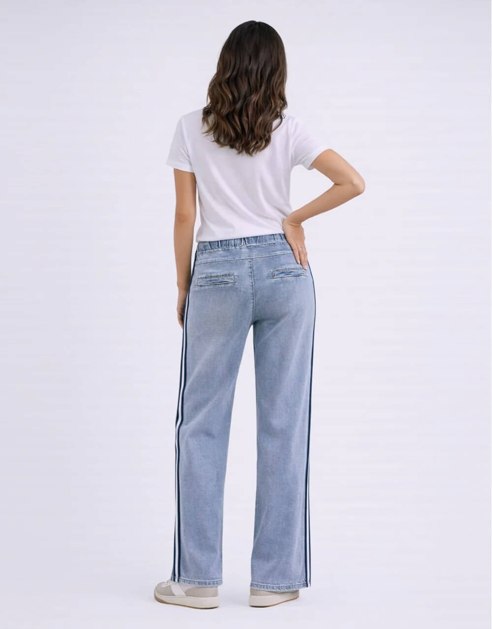 Italian Star - Glam Track Denim Light Blue