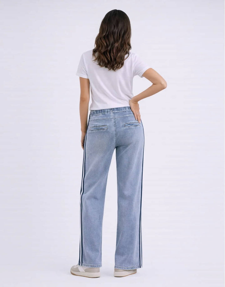 Italian Star - Glam Track Denim Light Blue