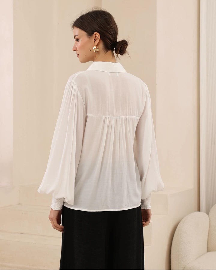 Camila Blouse White