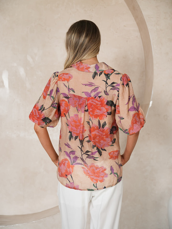 Darcy Blouse Pink Floral