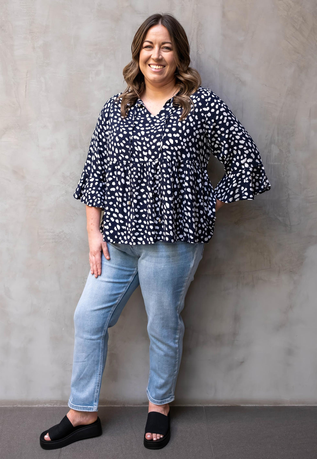 Ellie Top Navy