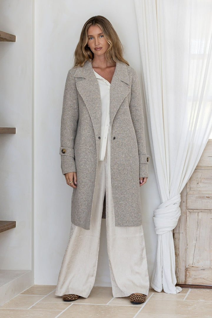 Ivy Coatigan Warm Beige
