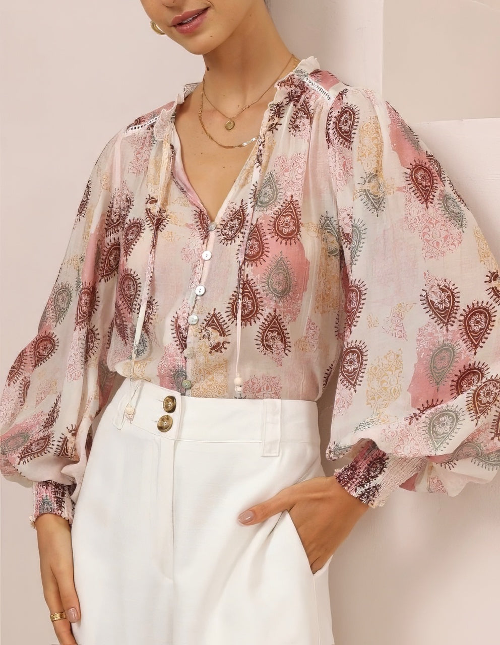 Juliet Blouse Pink