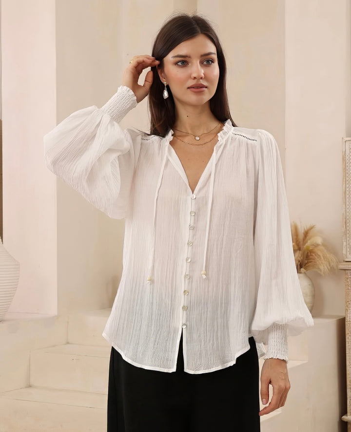 Juliet Blouse White