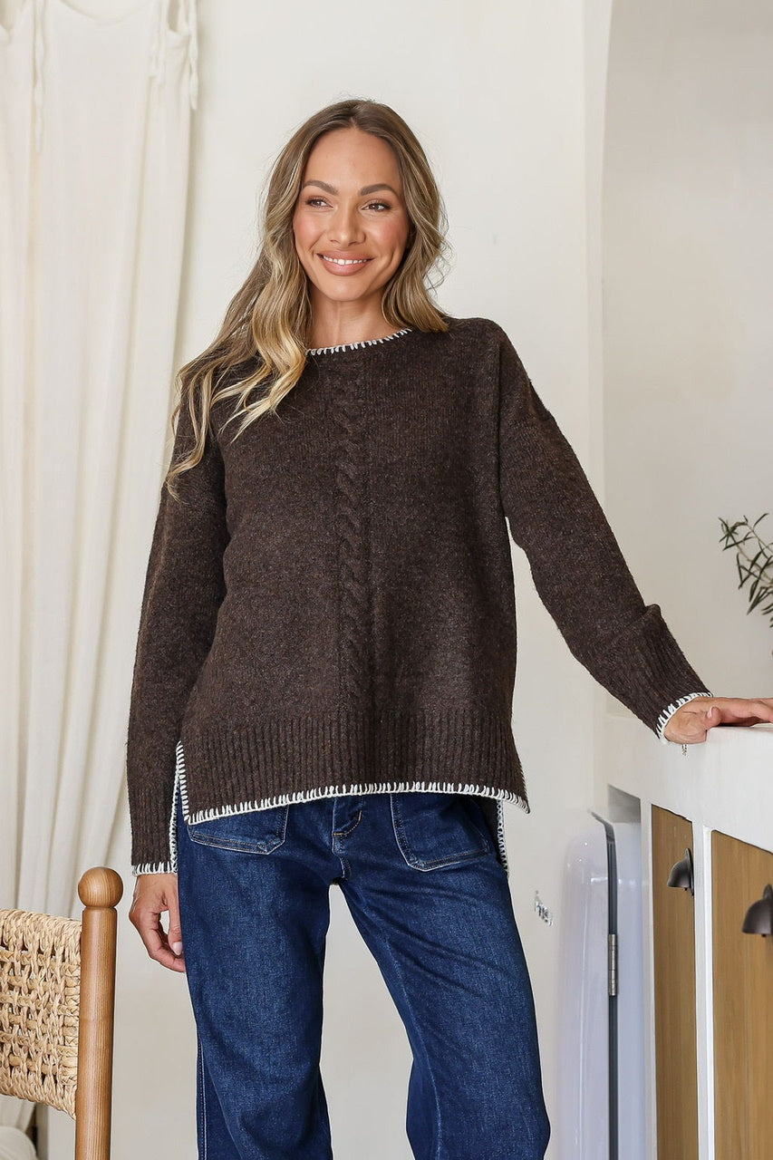 Lucy Knit Chocolate