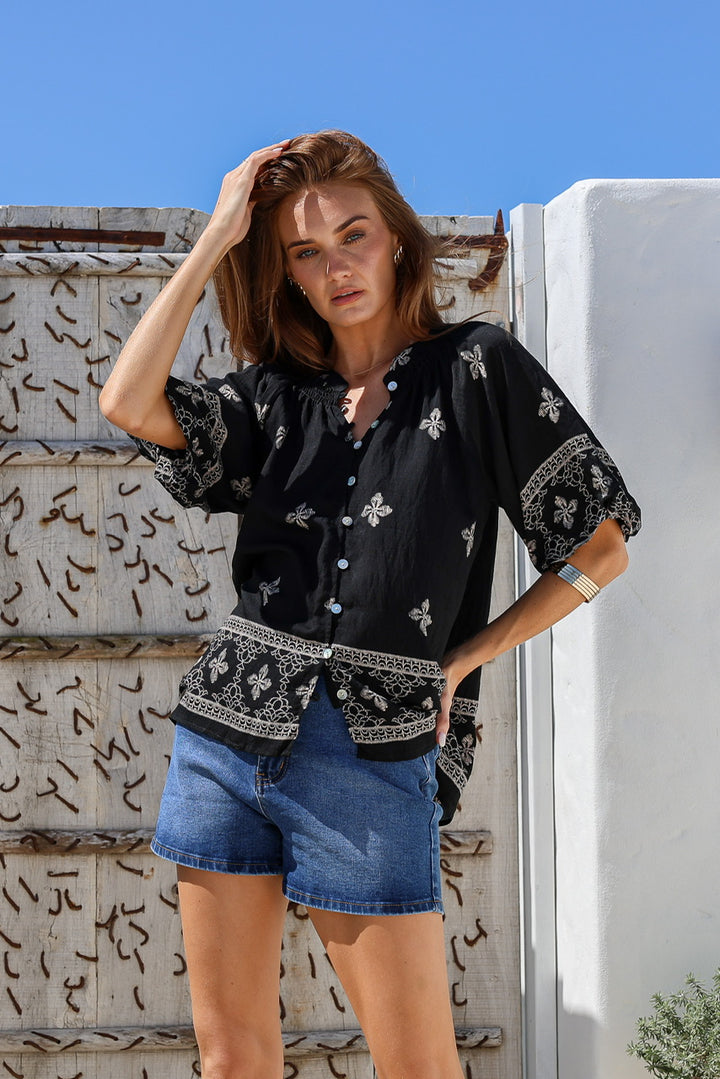 Lunar Top Black / Latte