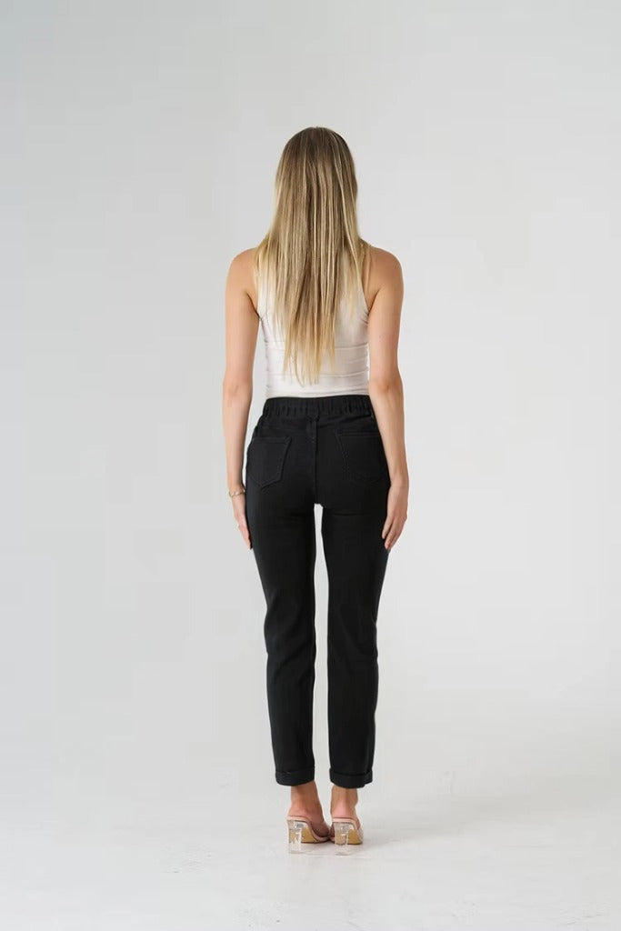 Riley Denim Black