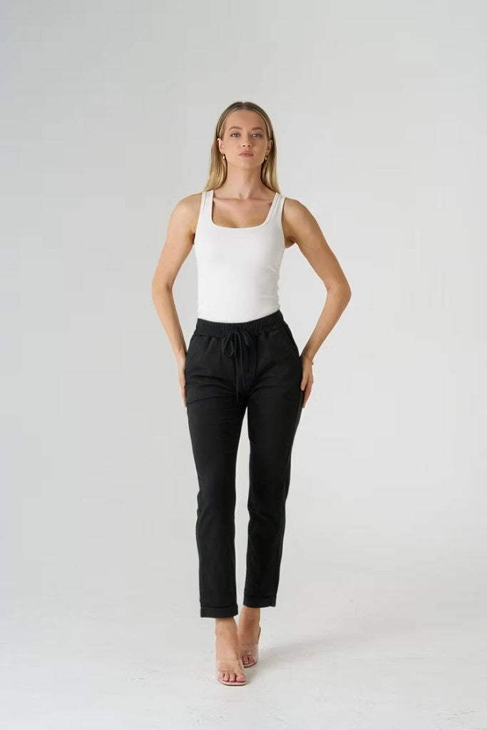 Riley Denim Black