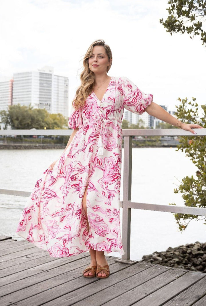 Selma Dress Pink Floral