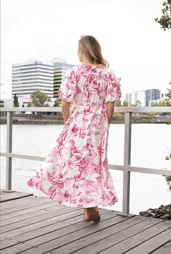 Selma Dress Pink Floral