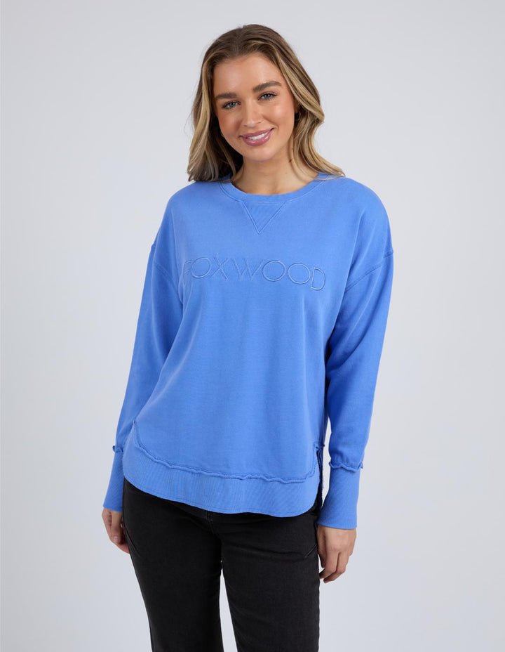 Foxwood - Simplified Crew Cobalt Blue