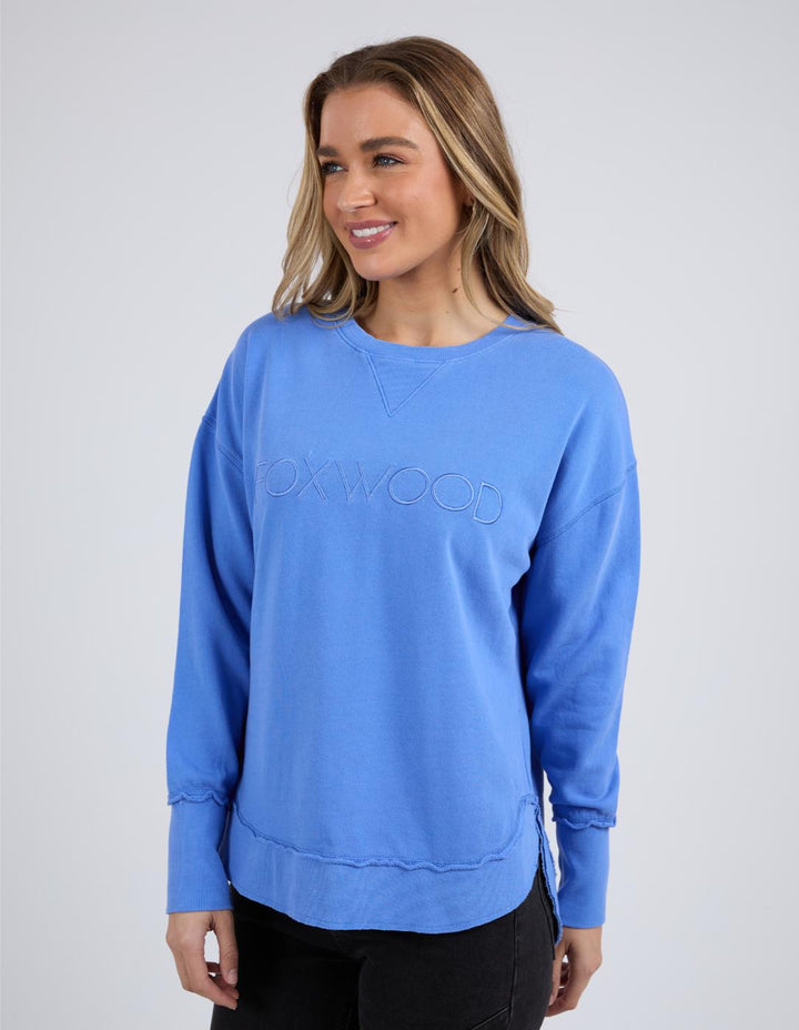 Foxwood - Simplified Crew Cobalt Blue
