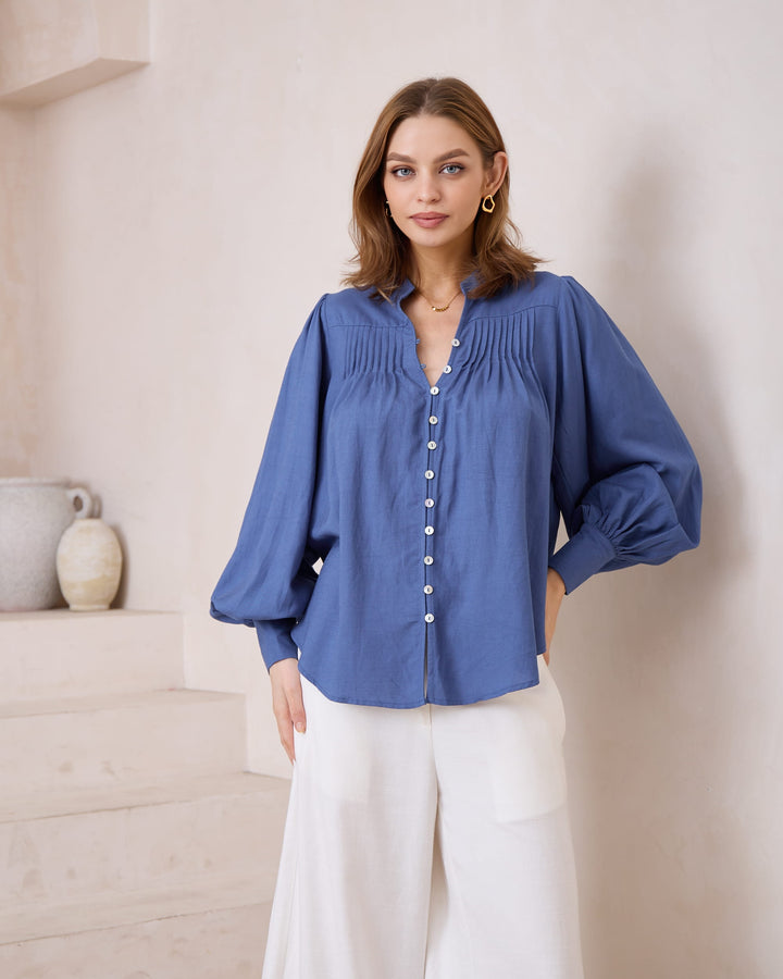 Stephanie Blouse Blue