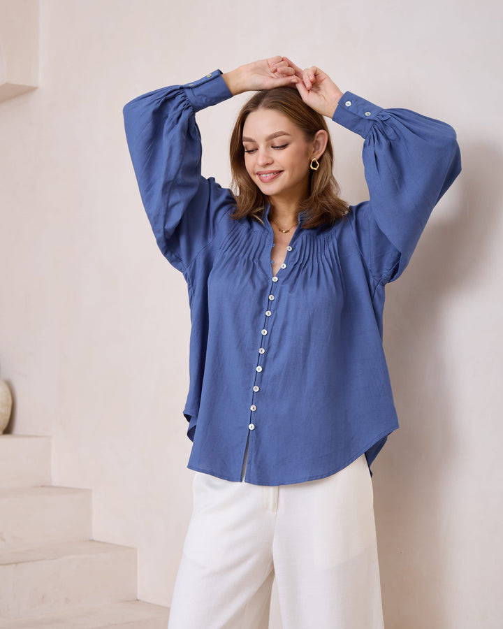 Stephanie Blouse Blue