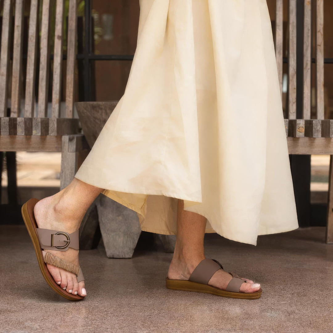 Los Cabos - Bria Sandal Taupe