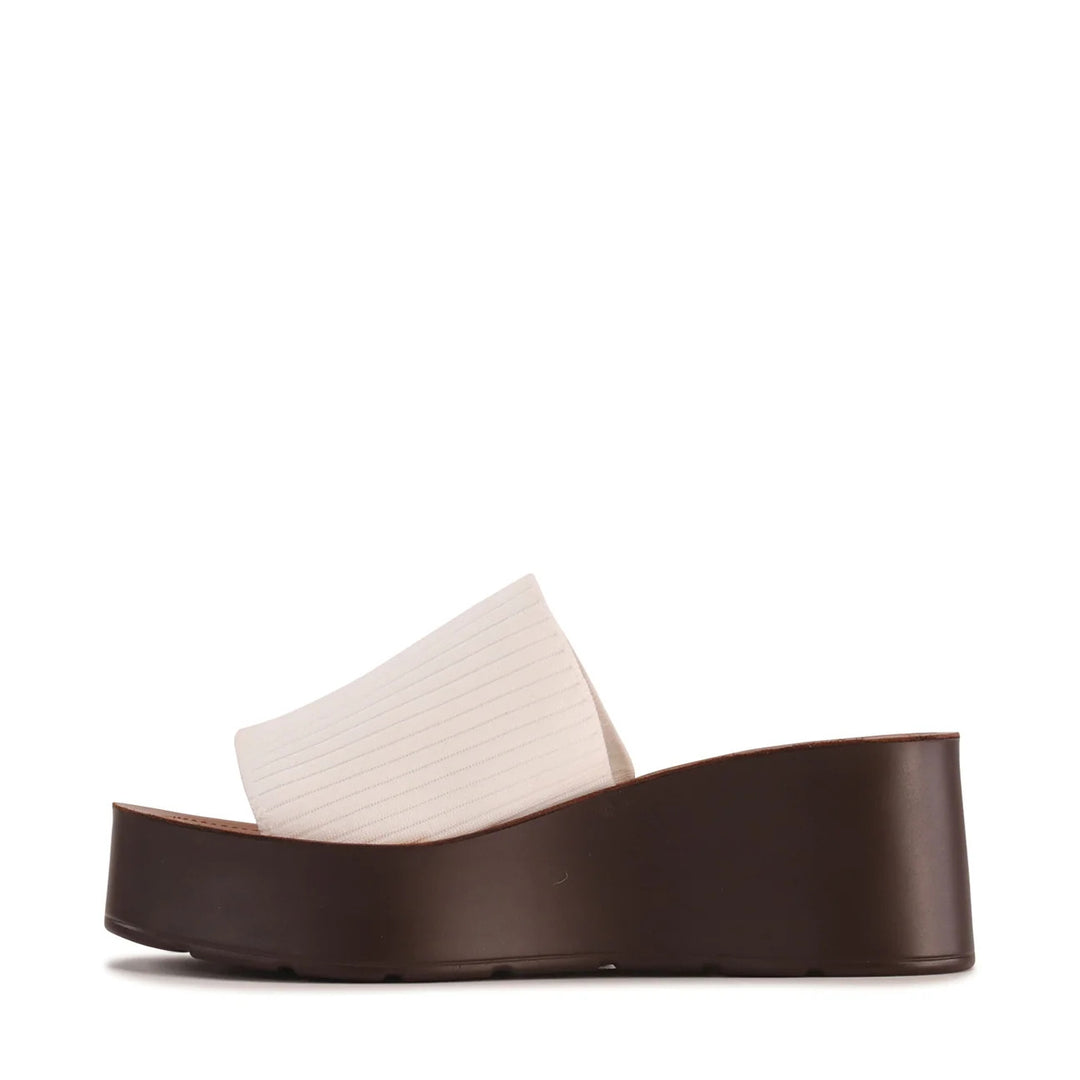 Los Cabos - Loryn Wedge Slide White