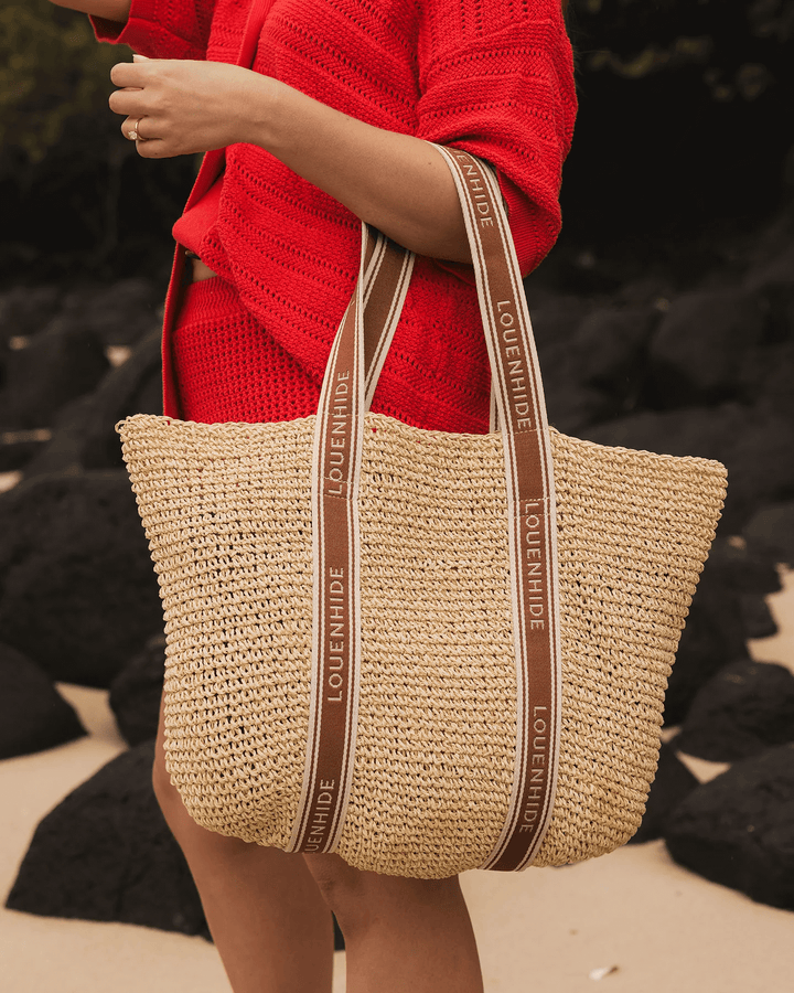 Louenhide - Bali Beach Bag Natural Raffia