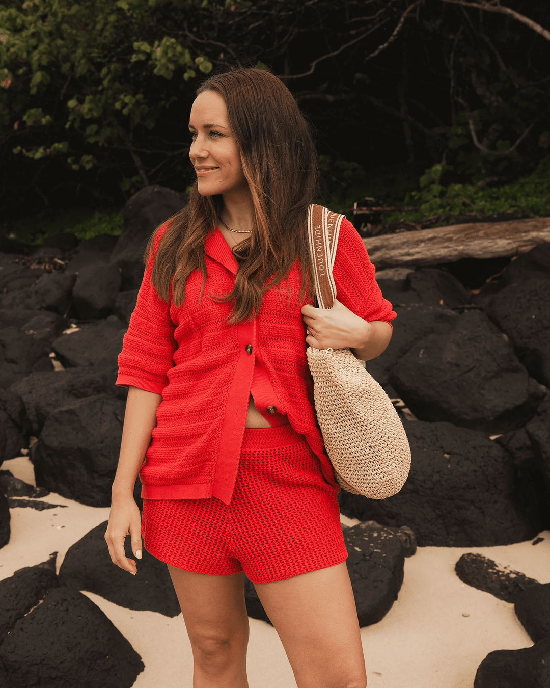 Louenhide - Bali Beach Bag Natural Raffia