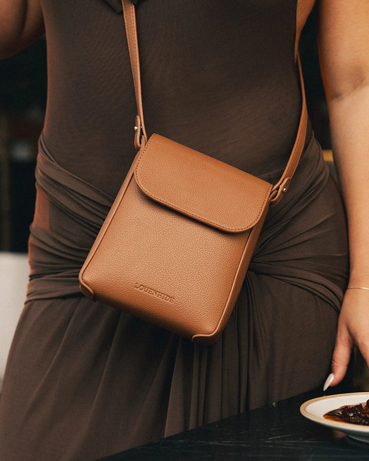 Louenhide - Bessie Crossbody Phone Bag Toffee