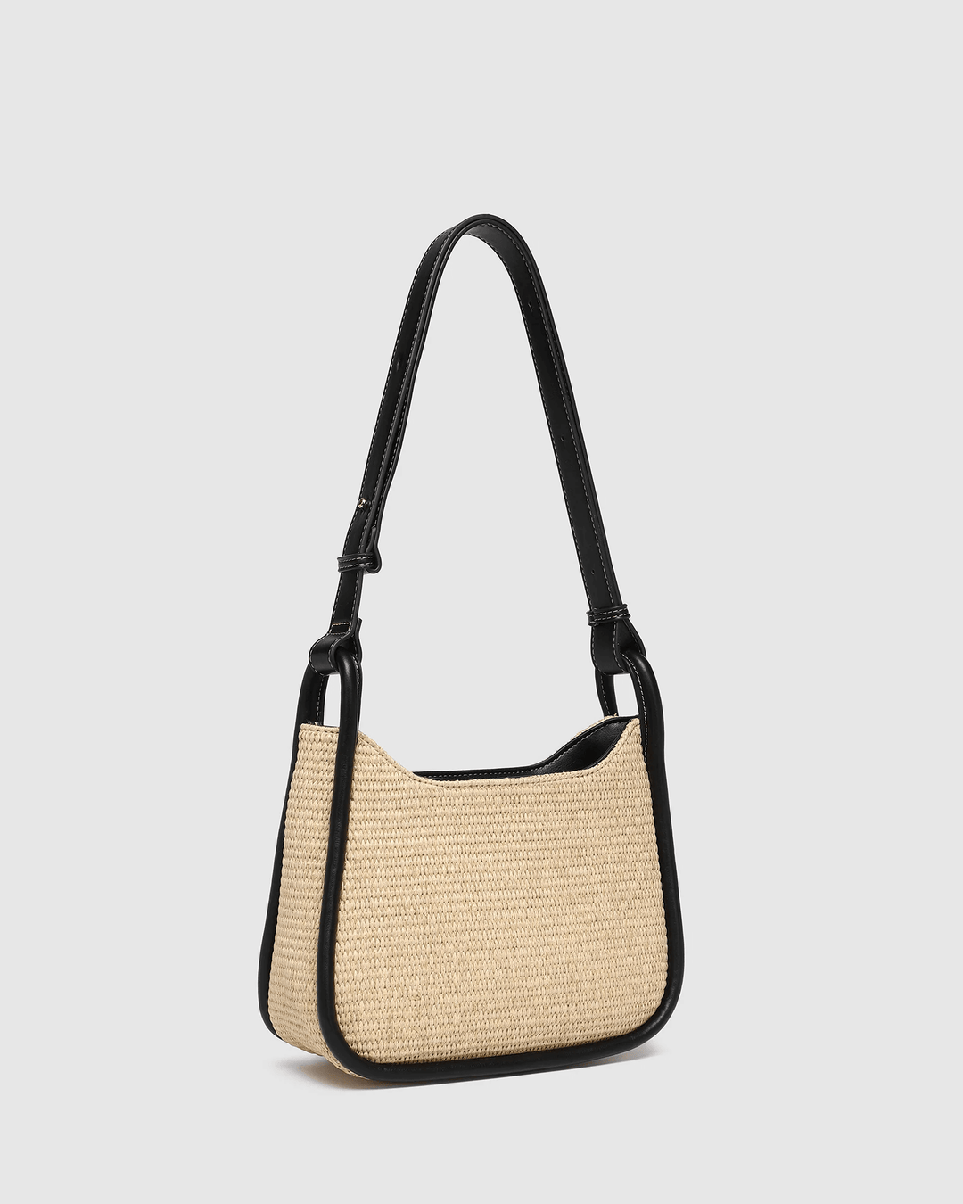 Louenhide - Clare Shoulder Bag Raffia / Black