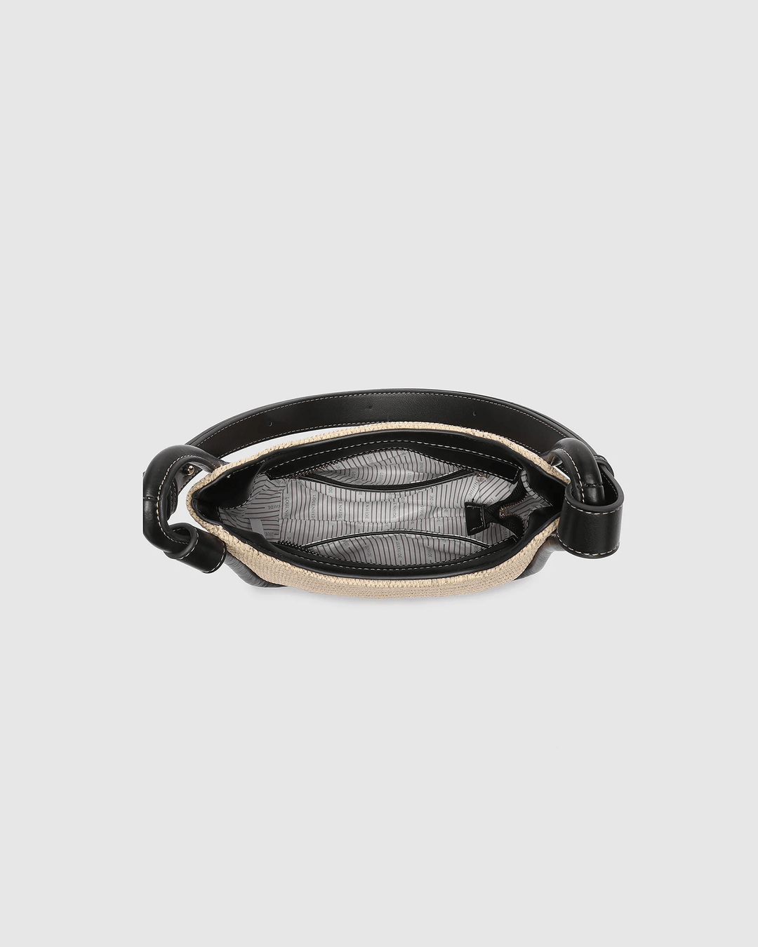 Louenhide - Clare Shoulder Bag Raffia / Black
