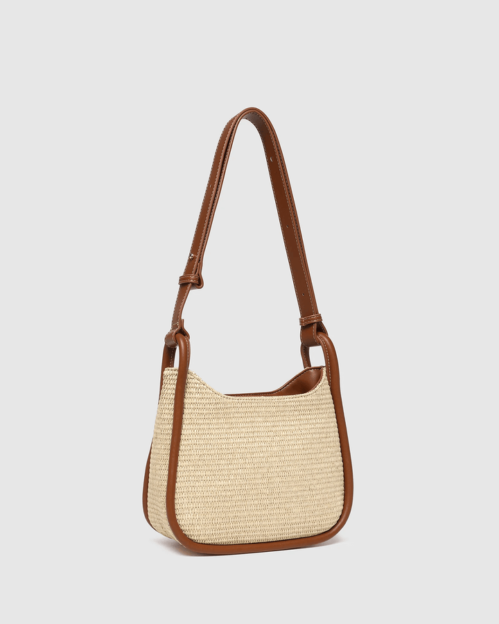 Louenhide - Clare Shoulder Bag Raffia / Tan