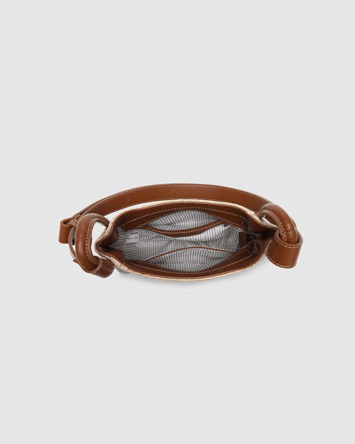 Louenhide - Clare Shoulder Bag Raffia / Tan