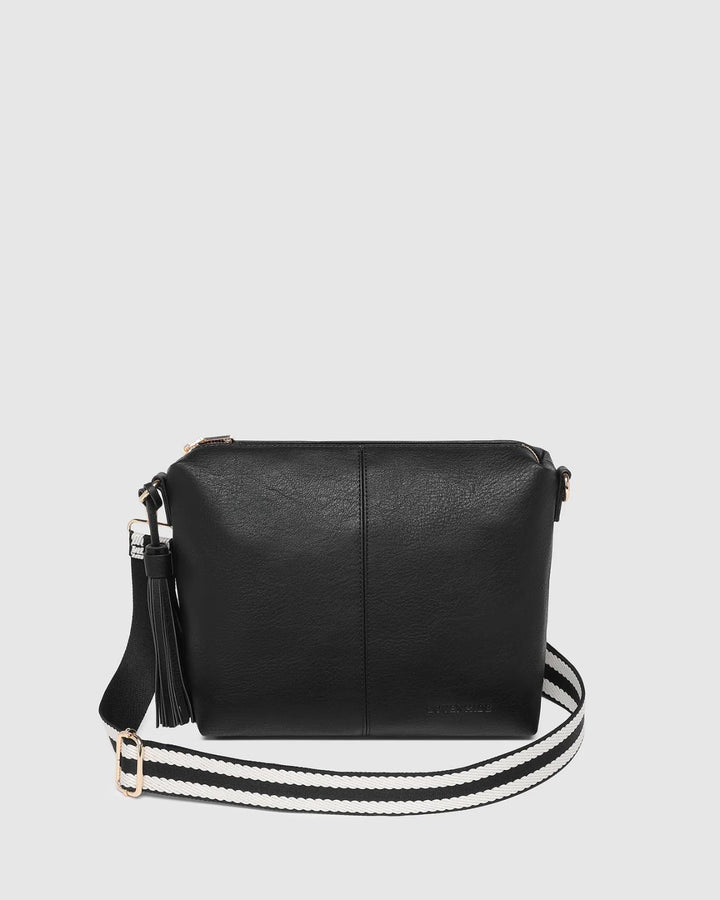 Louenhide - Daisy Stripe Crossbody Black