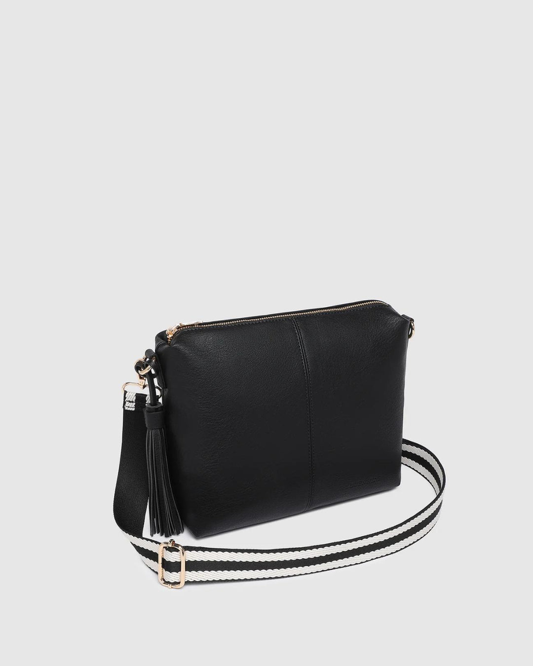 Louenhide - Daisy Stripe Crossbody Black
