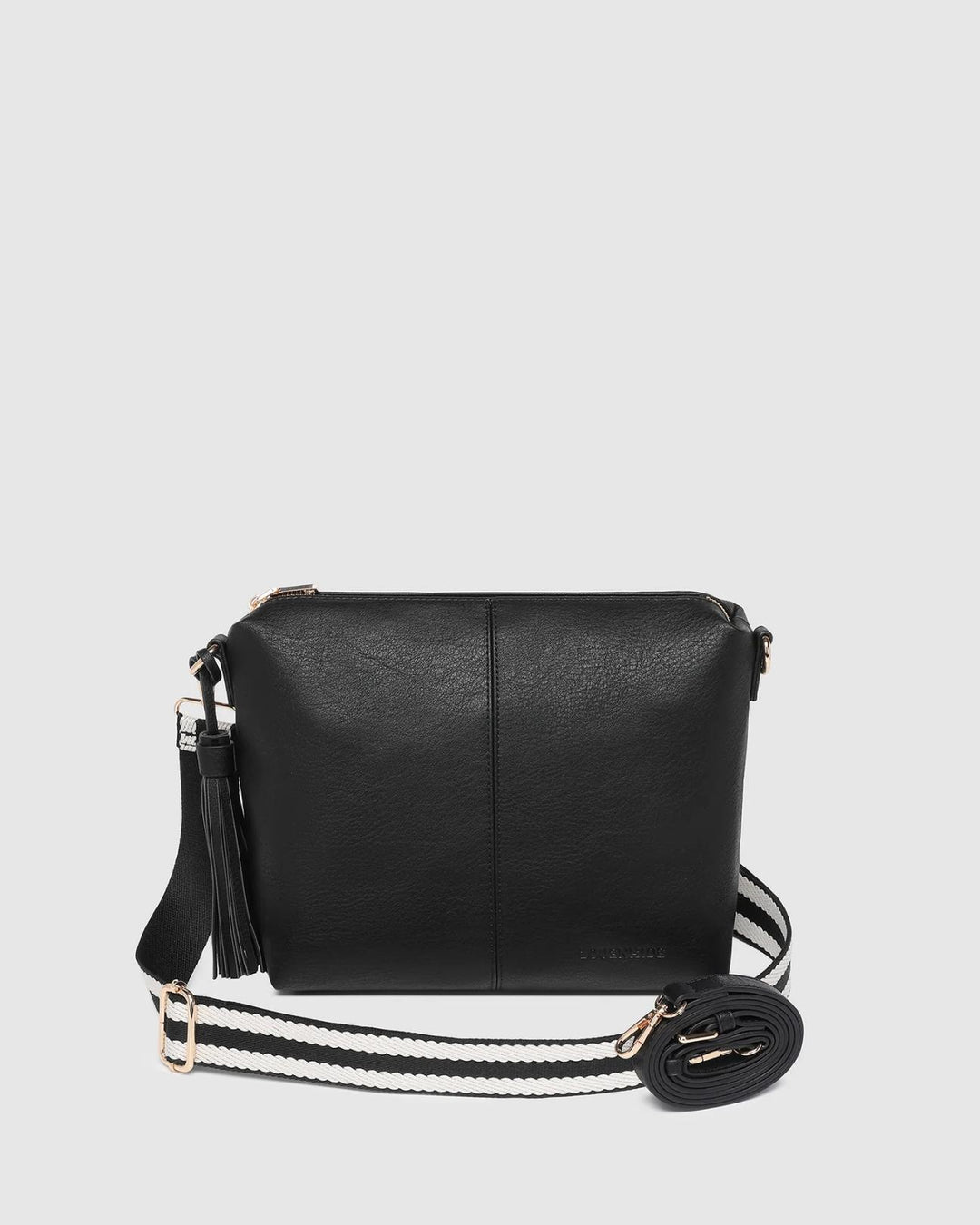 Louenhide - Daisy Stripe Crossbody Black