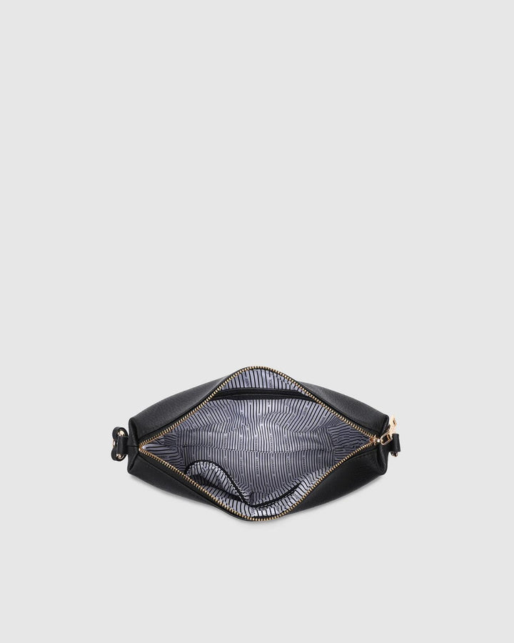 Louenhide - Daisy Stripe Crossbody Black
