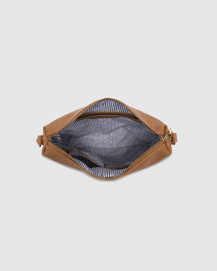 Louenhide - Daisy Stripe Crossbody Camel