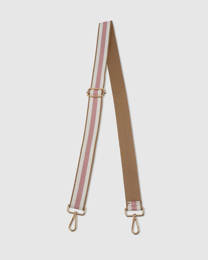 Louenhide - Daisy Stripe Crossbody Camel