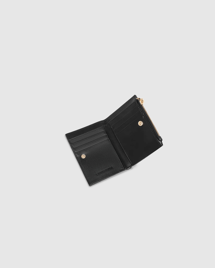 Louenhide - Lily Woven Wallet Black